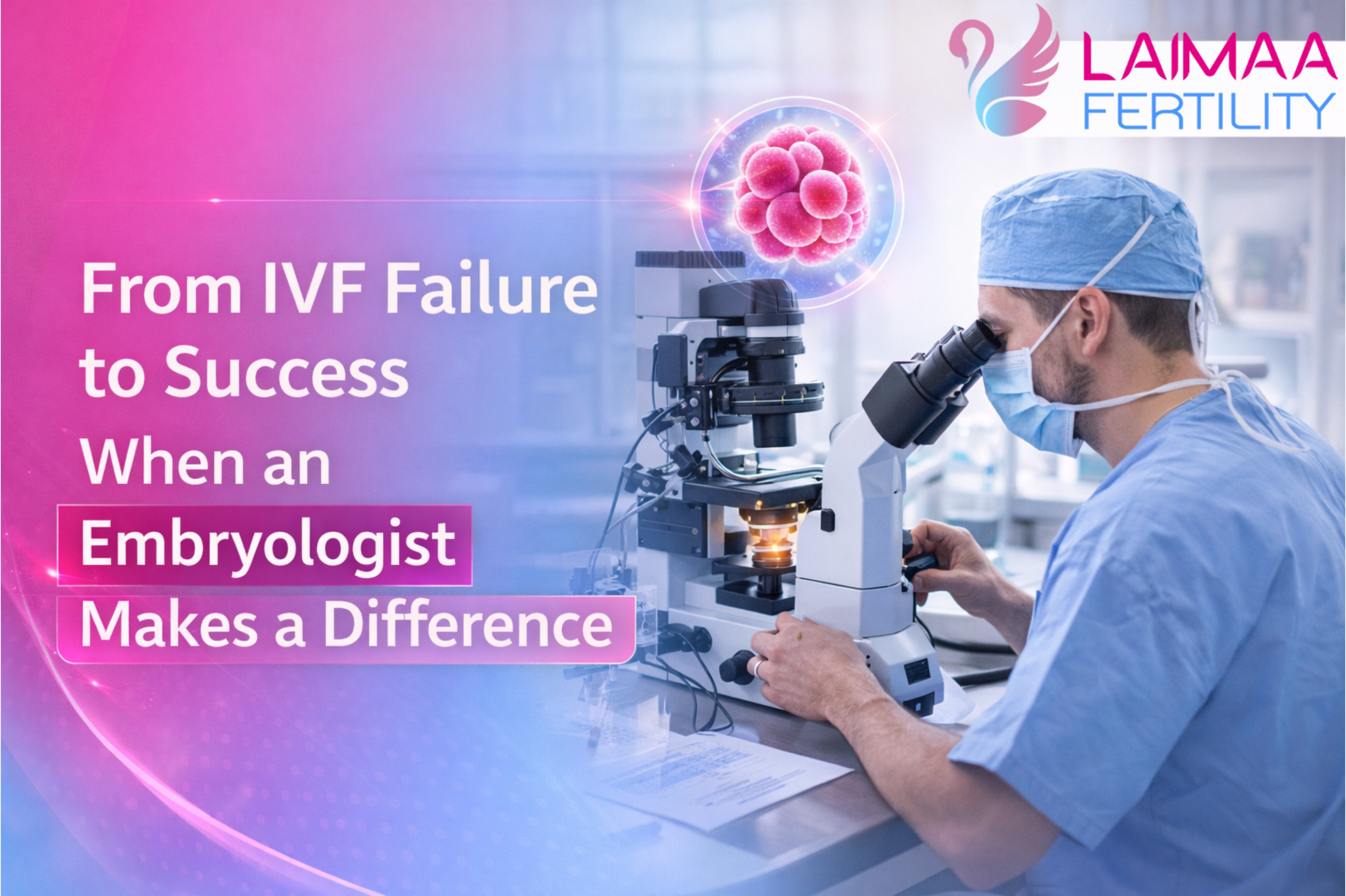 From IVF Failure to Success: When an Embryologist Makes a Difference — Laimaa Fertility, Delhi