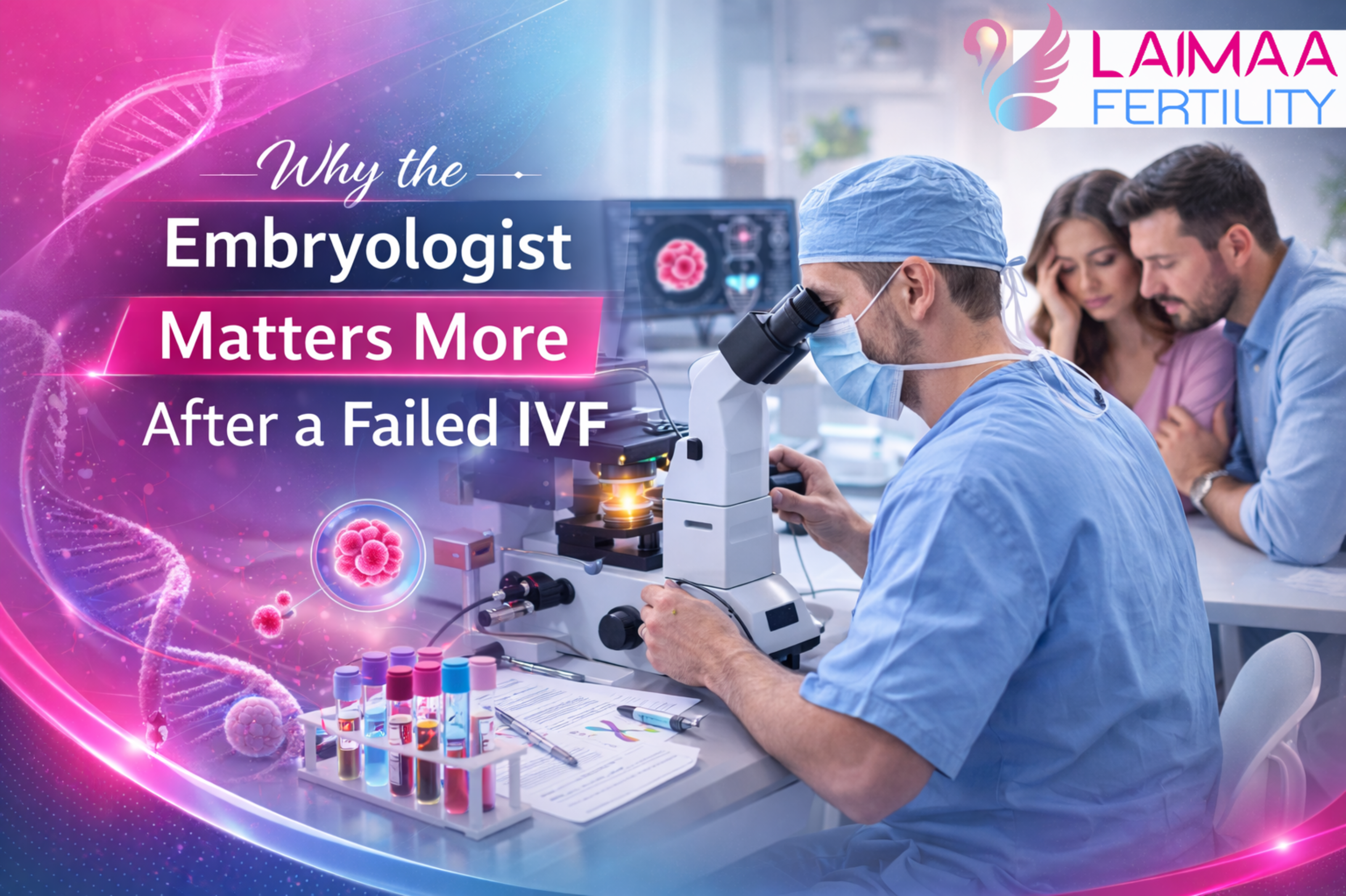 Why the Embryologist Matters More After a Failed IVF — Laimaa Fertility, Delhi