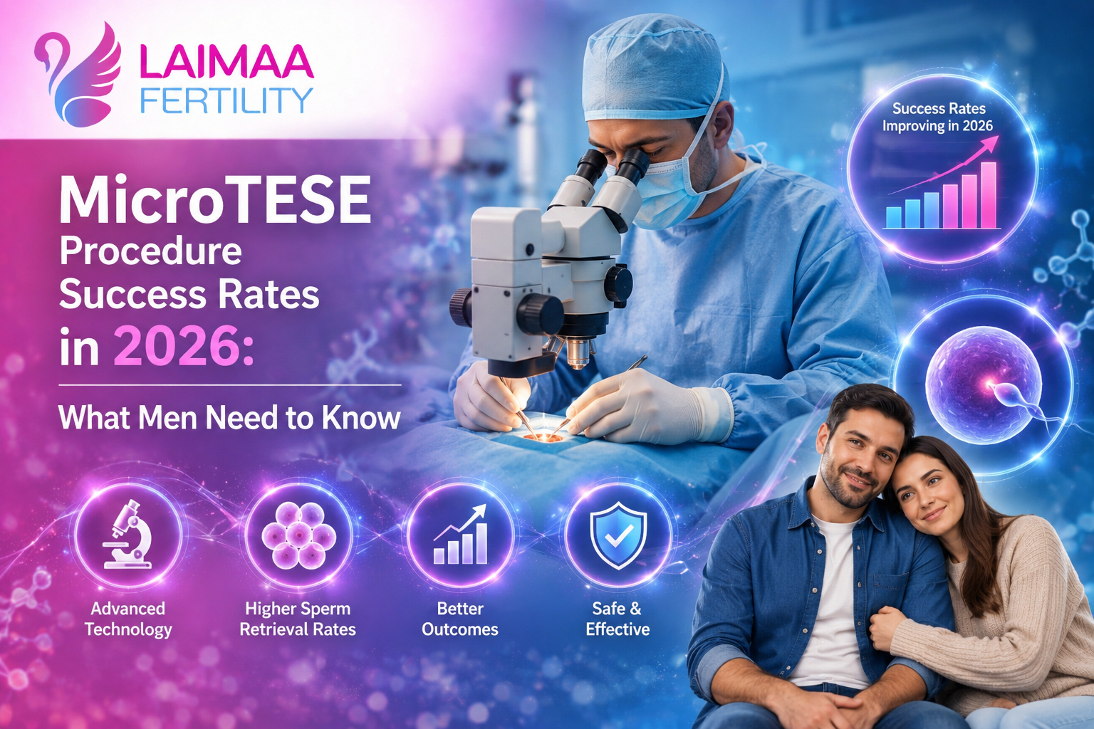 MicroTESE Procedure Success Rates in 2026: What Men Need to Know — Laimaa Fertility, Delhi